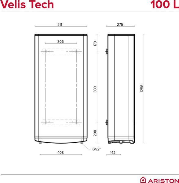 Ariston VELIS TECH 100 EU НФ-00016675 фото