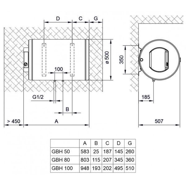 Tiki GBH 50 ComfortH50V9 НФ-00016659 фото